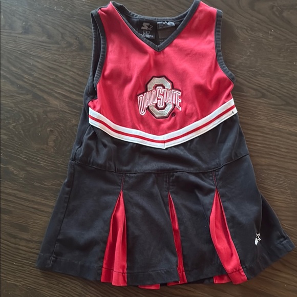 Ohio State Kids Red and Black Cheerleading Dress - Picture 1 of 3